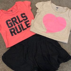 Girls spring summer play outfit